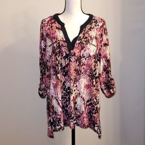 Robert Louis Abstract Hi- low Shirt